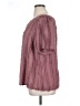 Everleigh 100% Polyester Burgundy Short Sleeve Blouse Size 1X - photo 5