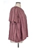 Everleigh 100% Polyester Burgundy Short Sleeve Blouse Size 1X - photo 4