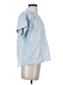 Universal Thread 100% Cotton Blue Short Sleeve Blouse Size XS - photo 4