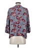 Fred David 100% Rayon Blue 3/4 Sleeve Blouse Size M - photo 2