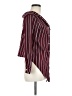 Unbranded Stripes Burgundy Long Sleeve Blouse Size M - photo 4