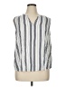 Monday Fun 100% Rayon White Sleeveless Blouse Size 1X - photo 1