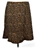 Melissa Paige Animal Print Brown Casual Skirt Size M - photo 2