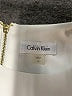 Calvin Klein Color Block Ivory Gray Cocktail Dress Size 10 - photo 7