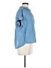 Democracy 100% Lyocell Blue Short Sleeve Blouse Size M (petite) - photo 4