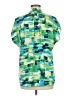 Unbranded Green Short Sleeve Blouse Size M - photo 2