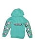 Minecraft 100% Cotton Teal Pullover Hoodie Size 8 - photo 1