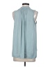 Simply Vera Vera Wang 100% Polyester Blue Sleeveless Blouse Size S - photo 2
