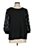 PREMISE Black 3/4 Sleeve Blouse Size M - photo 1