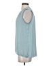 Simply Vera Vera Wang 100% Polyester Blue Sleeveless Blouse Size S - photo 5