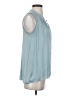 Simply Vera Vera Wang 100% Polyester Blue Sleeveless Blouse Size S - photo 4