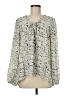 Eight Sixty 100% Polyester Ivory Long Sleeve Blouse Size M - photo 1