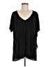 Brittany Black Black Short Sleeve Blouse Size M - photo 1