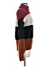 It's Our Time Color Block Brown Turtleneck Sweater Size S - photo 4