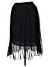 Studio West 100% Polyester Solid Black Formal Skirt Size XL - photo 2