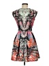 Aqua Graphic Orange Cocktail Dress Size M - photo 2