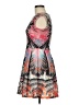 Aqua Graphic Orange Cocktail Dress Size M - photo 5