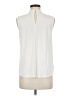 Ann Taylor Ivory Sleeveless Blouse Size M - photo 2