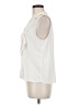 Ann Taylor Ivory Sleeveless Blouse Size M - photo 5