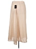 Messini Solid Tan Casual Skirt Size XL - photo 2