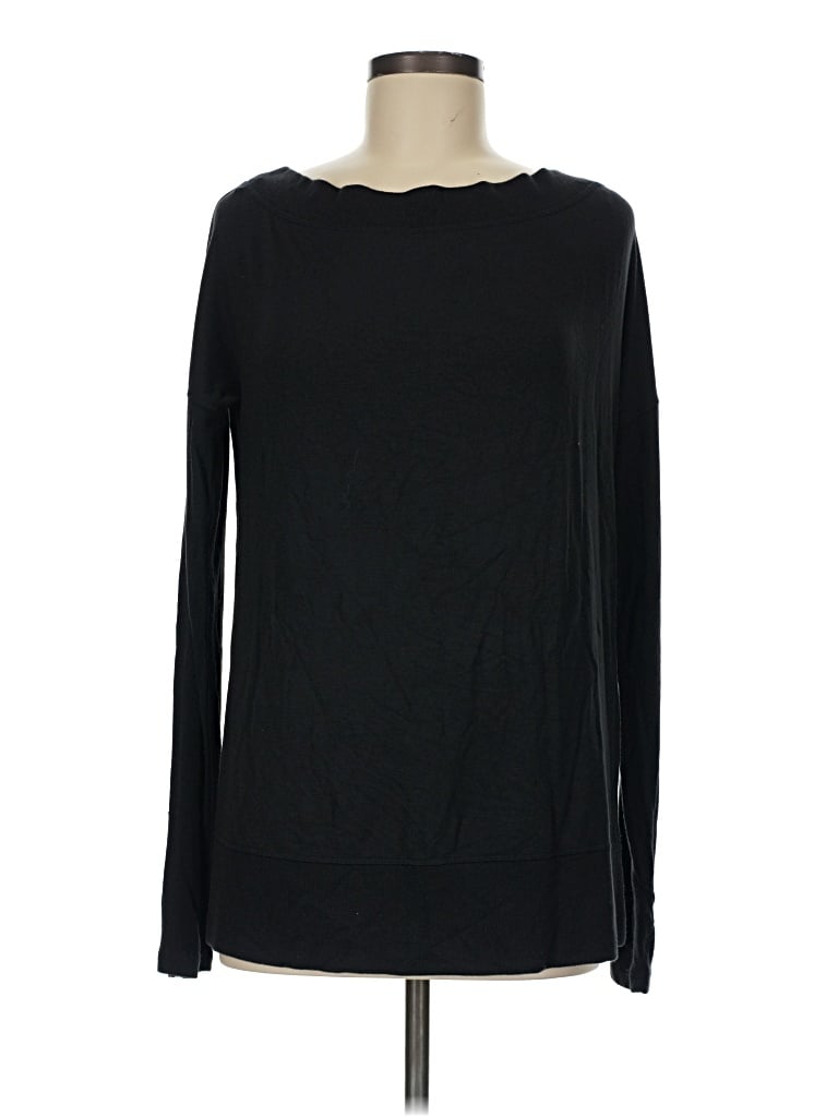 Pre-owned Athleta Pullover Sweater In Black