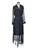 Soft Surroundings 100% Polyester Gray Casual Dress Size S - photo 1