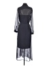 Soft Surroundings 100% Polyester Gray Casual Dress Size S - photo 2