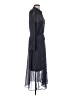 Soft Surroundings 100% Polyester Gray Casual Dress Size S - photo 4