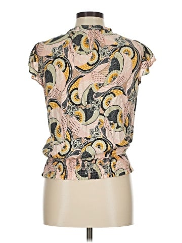 Rose + Olive Short Sleeve Blouse (view 2)
