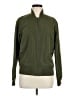 Assorted Brands 100% Polyester Solid Green Track Jacket Size M - photo 1