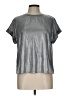 Cable & Gauge Metallic Silver Short Sleeve Top Size L - photo 1