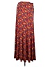 Lularoe Print Red Casual Skirt Size M - photo 2