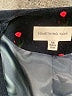 Something Navy 100% Cotton Polka Dots Black Blazer Size XS - photo 6