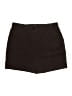Karen Scott Solid Brown Shorts Size 16 - photo 1
