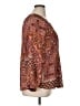 Democracy 100% Polyester Brown Long Sleeve Blouse Size 1X - photo 4