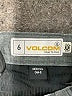 Volcom Chevron-herringbone Gray Khaki Shorts Size 6 - photo 3