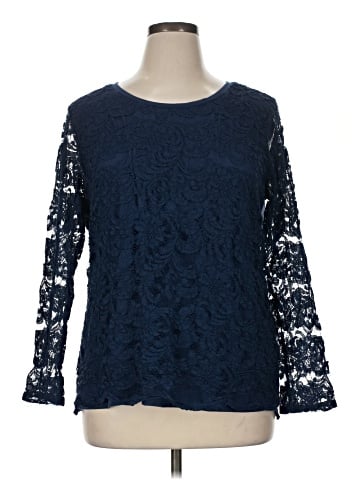 Chico's Long Sleeve Blouse (view 1)