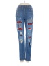 Unbranded Graphic Blue Jeans Size S - photo 1