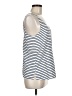 Topshop 100% Polyester Blue Sleeveless Blouse Size 8 - photo 4