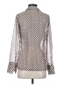 Abercrombie & Fitch 100% Polyester Silver Long Sleeve Blouse Size S - photo 2