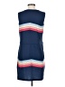 Unbranded Color Block Blue Casual Dress Size S - photo 2