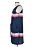 Unbranded Color Block Blue Casual Dress Size S - photo 5