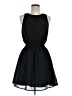 Fun & Flirt 100% Polyester Solid Black Cocktail Dress Size M - photo 1