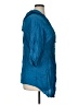 Lane Bryant Blue 3/4 Sleeve Button-Down Shirt Size 14 - photo 4