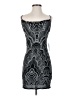 Jump Apparel Graphic Silver Cocktail Dress Size 1 - photo 1