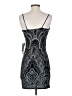 Jump Apparel Graphic Silver Cocktail Dress Size 1 - photo 2