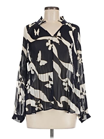 Ann Taylor Long Sleeve Blouse (view 1)