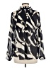 Ann Taylor Black Long Sleeve Blouse Size M (petite) - photo 2