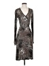 Unbranded Animal Print Brown Cocktail Dress Size S (estimated) - photo 1