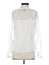 Queen Collection 100% Polyester Ivory Long Sleeve Blouse Size S - photo 2